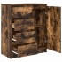 Aparador con cajones roble ahumado 71x35x84cm madera