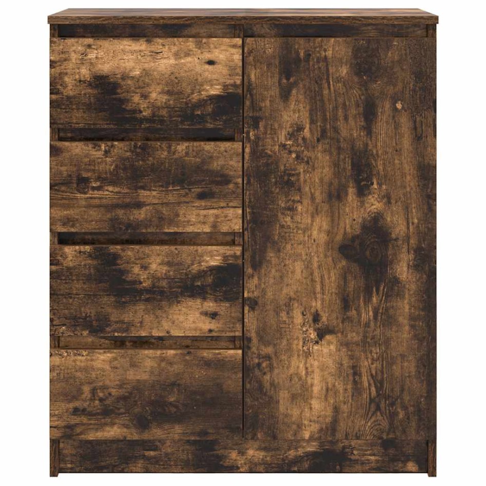 Aparador con cajones roble ahumado 71x35x84cm madera