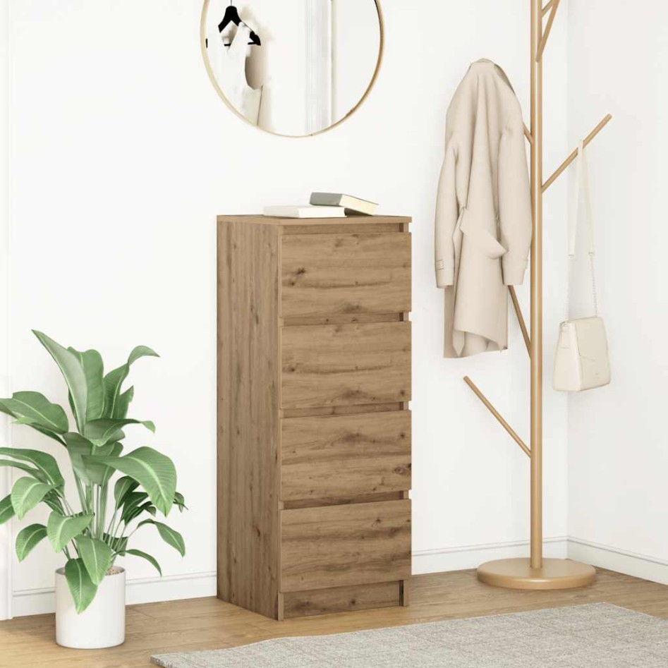 Aparador Artisan Roble 37,5x35x99 cm Madera de