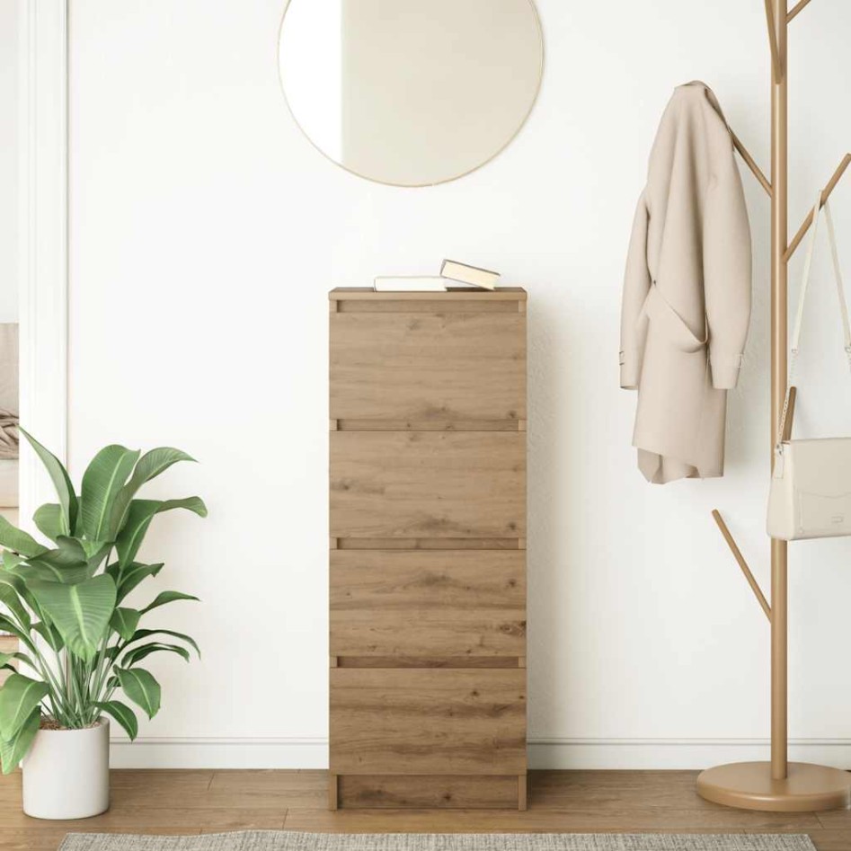 Aparador Artisan Roble 37,5x35x99 cm Madera de