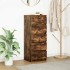 Aparador con cajones roble ahumado 37,5x35x99