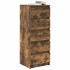 Aparador con cajones roble ahumado 37,5x35x99