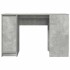 Escritorio gris hormigón 120x42x76 cm madera de