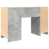 Escritorio gris hormigón 120x42x76 cm madera de