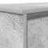Escritorio gris hormigón 120x42x76 cm madera de