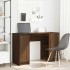 Escritorio roble marrón 120x42x76 cm madera de