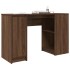 Escritorio roble marrón 120x42x76 cm madera de