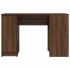 Escritorio roble marrón 120x42x76 cm madera de