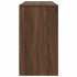 Escritorio roble marrón 120x42x76 cm madera de