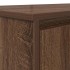 Escritorio roble marrón 120x42x76 cm madera de