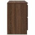 Mueble de TV marrón roble 80x35x54 cm madera de