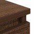 Mueble de TV marrón roble 80x35x54 cm madera de