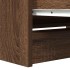 Mueble de TV marrón roble 80x35x54 cm madera de