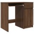 Escritorio roble marrón 86x49x76 cm madera de