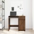 Escritorio roble marrón 86x49x76 cm madera de