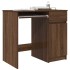 Escritorio roble marrón 86x49x76 cm madera de