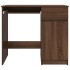 Escritorio roble marrón 86x49x76 cm madera de