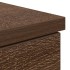 Escritorio roble marrón 86x49x76 cm madera de