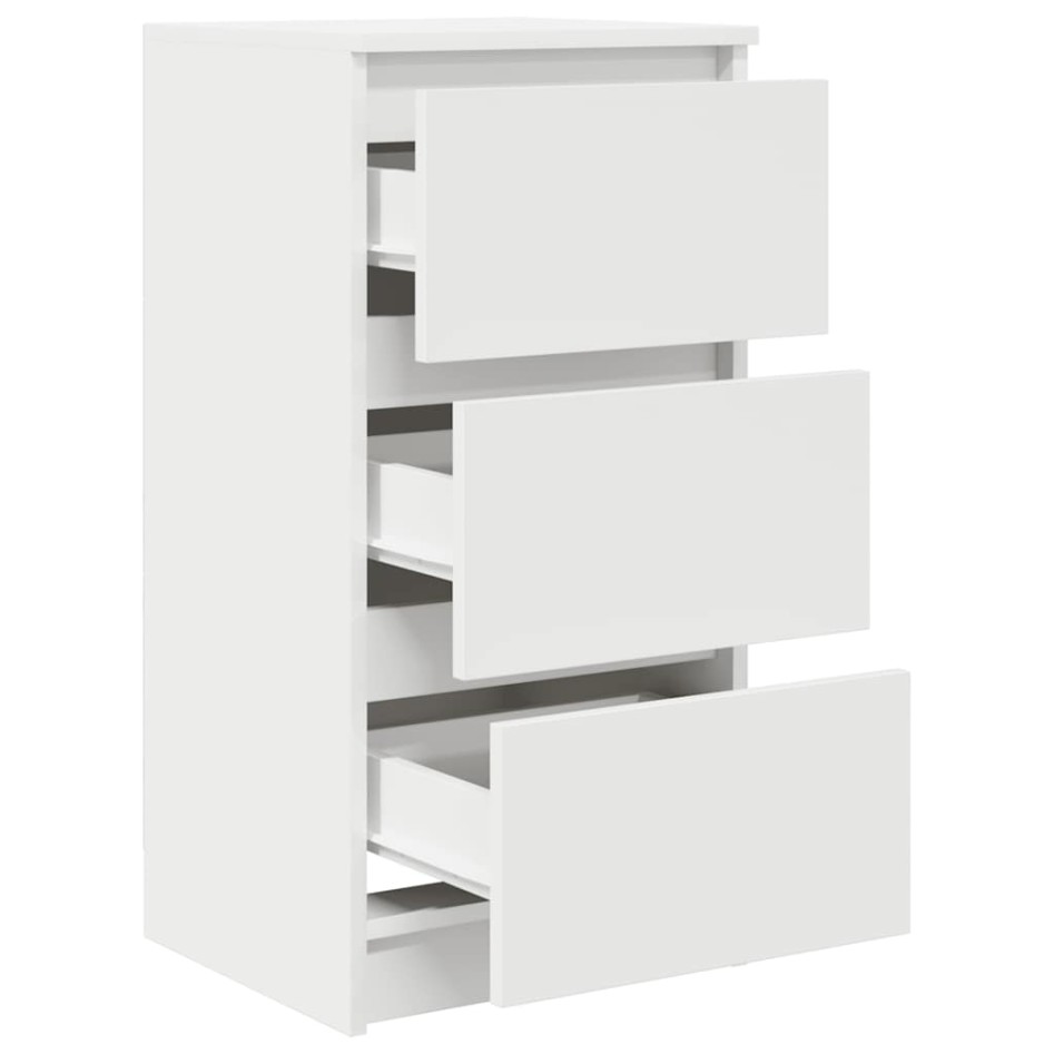 Aparador blanco 37,5x35x76 cm madera de