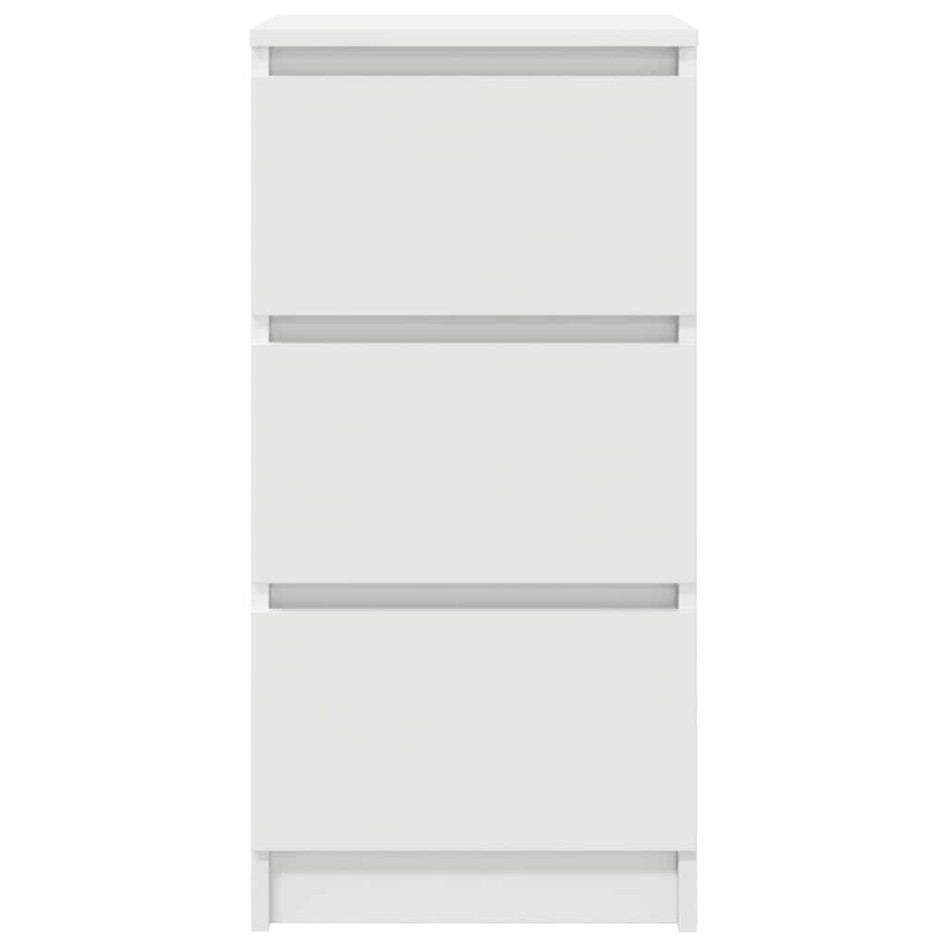 Aparador blanco 37,5x35x76 cm madera de