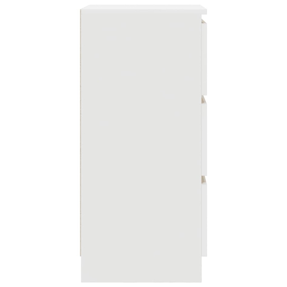 Aparador blanco 37,5x35x76 cm madera de