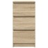 Aparador roble Sonoma 37,5x35x76 cm madera de