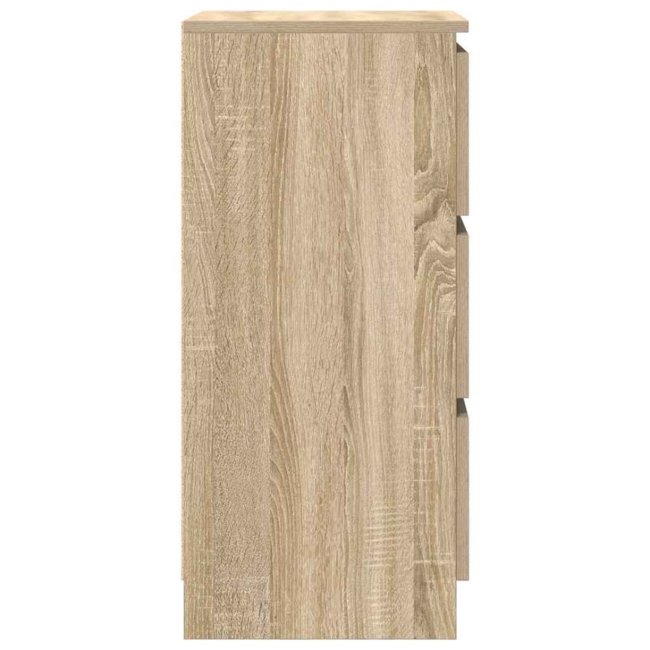 Aparador roble Sonoma 37,5x35x76 cm madera de