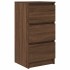Aparador roble marrón 37,5x35x76 cm madera de