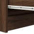 Aparador roble marrón 37,5x35x76 cm madera de