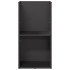 Leñero negro 40x30x80 cm Acero laminado en