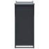 Leñero antracita 69,5x35x81 cm Acero laminado en