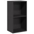 Leñero negro 40x30x75 cm Acero laminado en