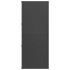 Leñero negro 40x30x75 cm Acero laminado en