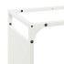 Leñero blanco 44x28x90 cm Acero laminado en