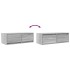 Muebles de TV 2 uds madera ingeniería gris Sonoma 80x31x25,5