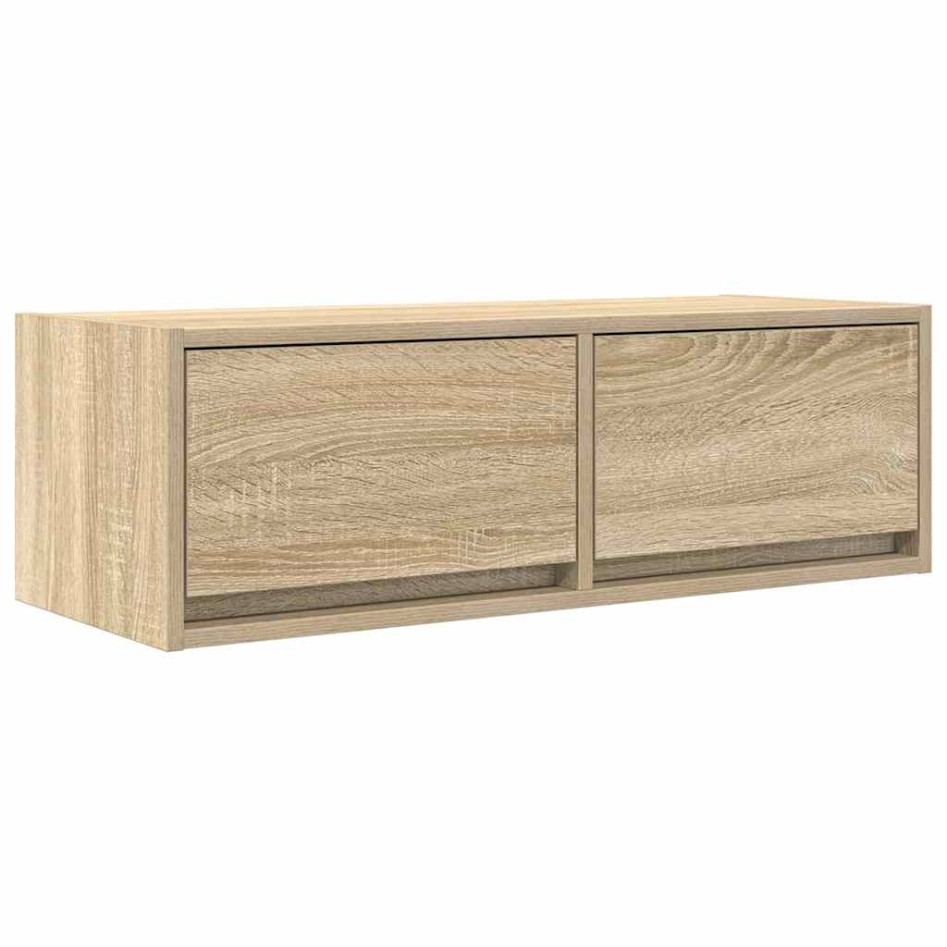 Mueble de TV de roble Sonoma 80x31x25,5 cm Madera de