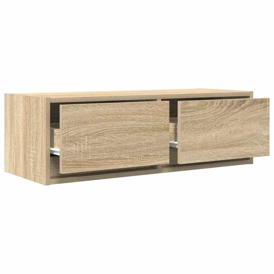Mueble de TV de roble Sonoma 80x31x25,5 cm Madera de