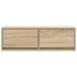 Mueble de TV de roble Sonoma 80x31x25,5 cm Madera de
