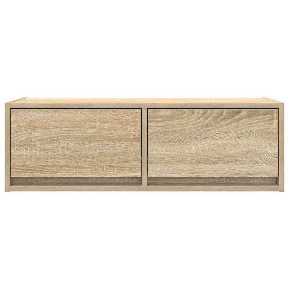 Mueble de TV de roble Sonoma 80x31x25,5 cm Madera de