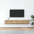 Muebles para TV 2 uds madera roble artisan 80x31x25,5