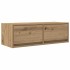 Muebles para TV 2 uds madera roble artisan 80x31x25,5