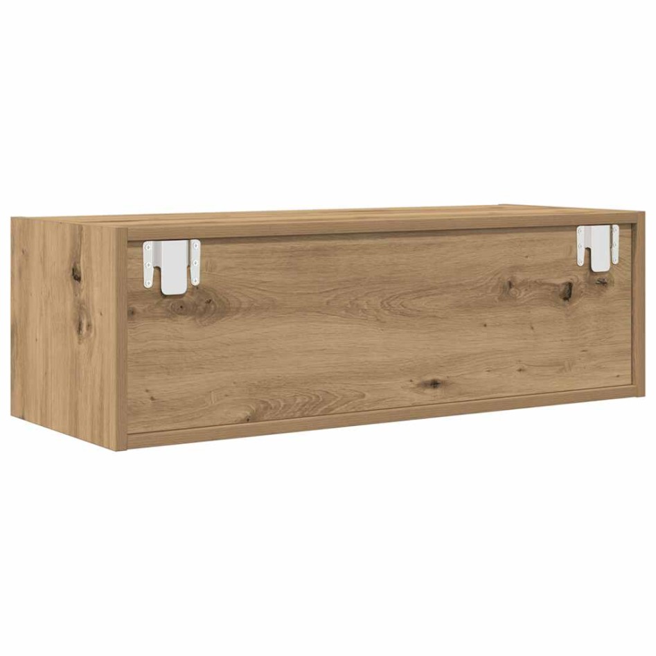 Muebles para TV 2 uds madera roble artisan 80x31x25,5