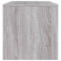 Mueble de TV de madera de ingeniería gris sonoma 120x34x37
