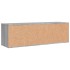 Mueble de TV de madera de ingeniería gris sonoma 120x34x37