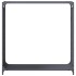 Leñero antracita 90x28x90 cm Acero laminado en