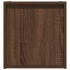 Mesillas de noche de pared 2 uds roble marrón 38x34x40