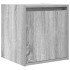 Mesillas de noche de pared 2 uds gris Sonoma 38x34x40