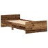 Estructura de cama sin colchón de madera antigua 75x190