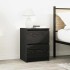 Mueble de TV de madera de ingeniería negro 40x35x54