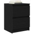 Mueble de TV de madera de ingeniería negro 40x35x54